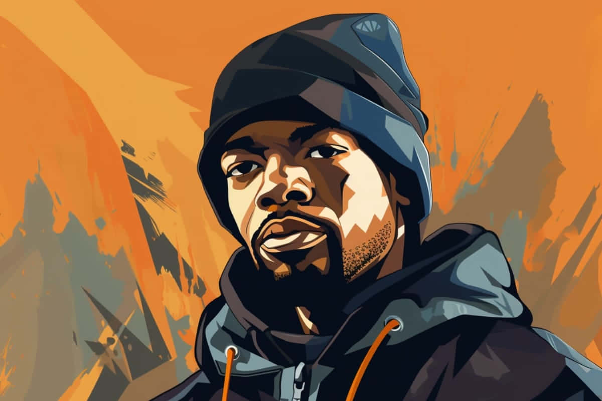 Hip Hop Artist Vector Illustration Wallpaper