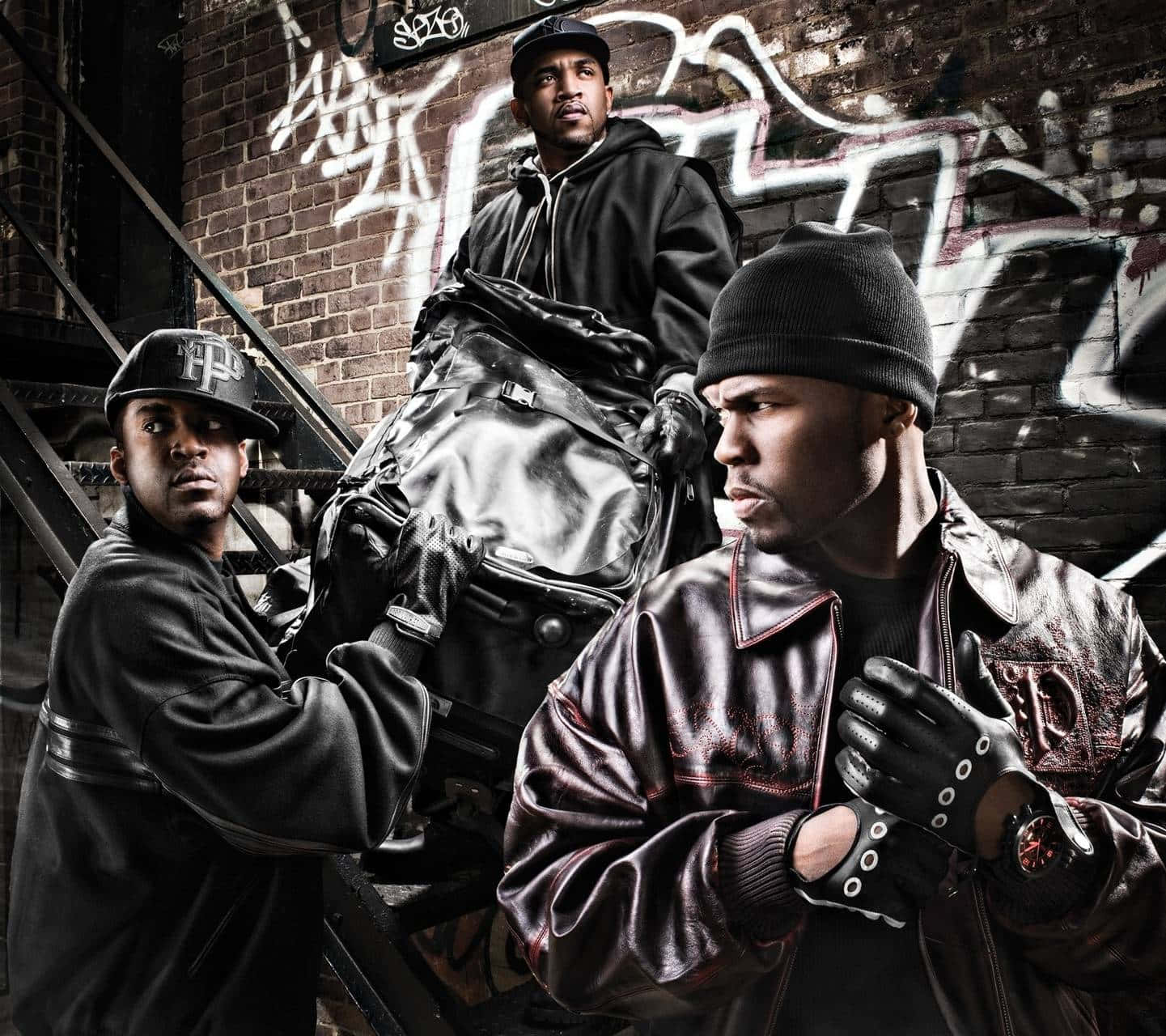 Hip Hop_ Group_ Graffiti_ Background Wallpaper