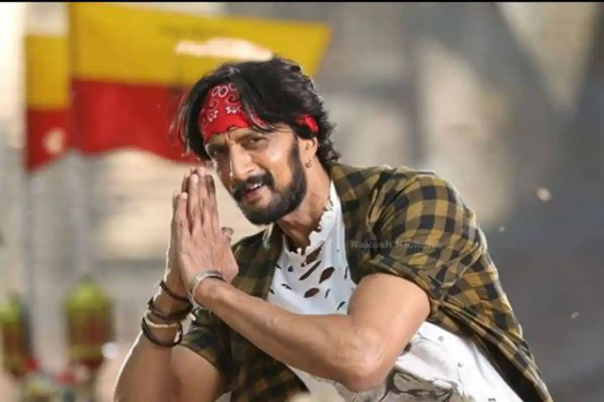 Hip Sudeep Doing A Cool Pose Wallpaper