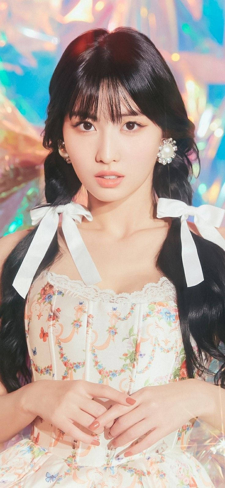 Hirai Momo Braided Hair Wallpaper