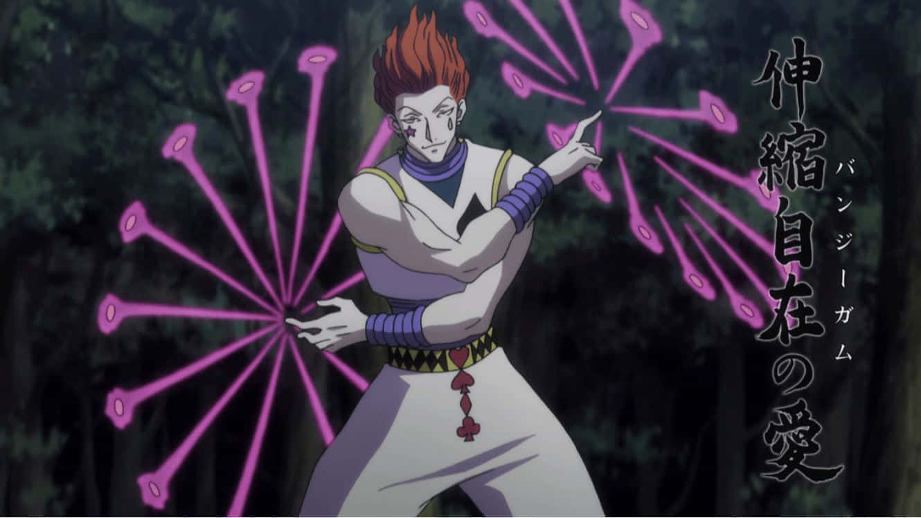 Hisoka Morow, The Eccentric Magician Of Hunter X Hunter Wallpaper