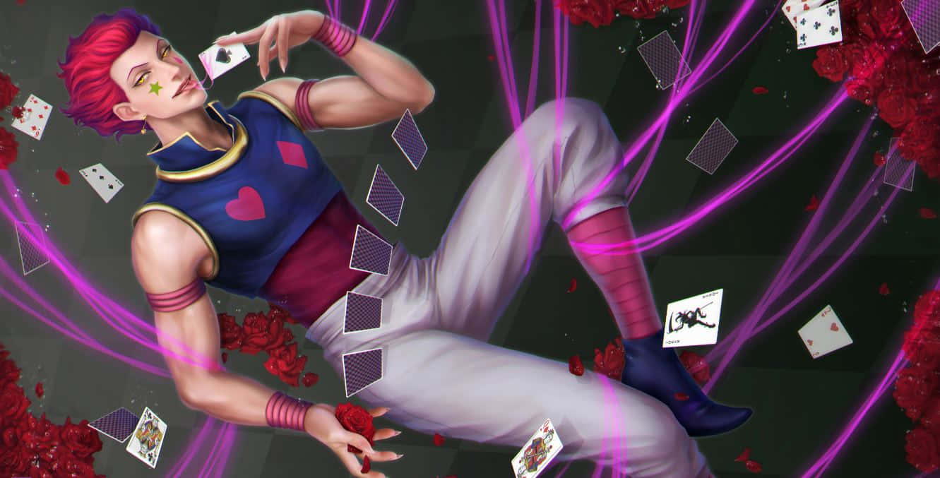 Hisoka Morow - The Enigmatic Trickster Magician Wallpaper