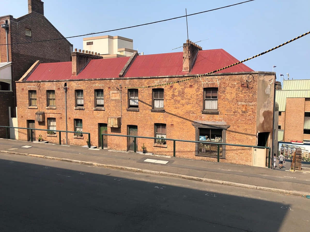 Historic Brick Building The Rocks Sydney Wallpaper