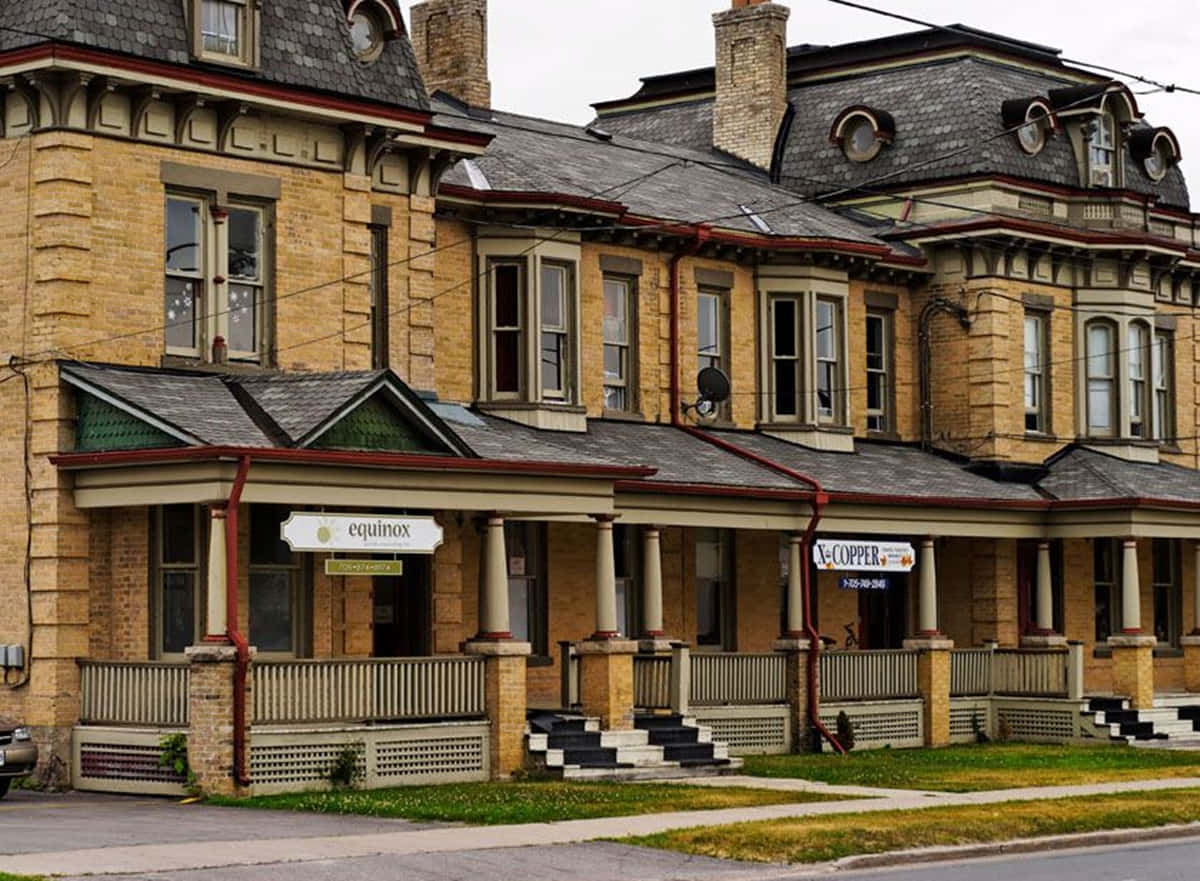 Historic Building Peterborough Ontario Wallpaper