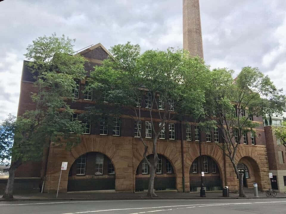 Historic Building With Chimney The Rocks Sydney Wallpaper