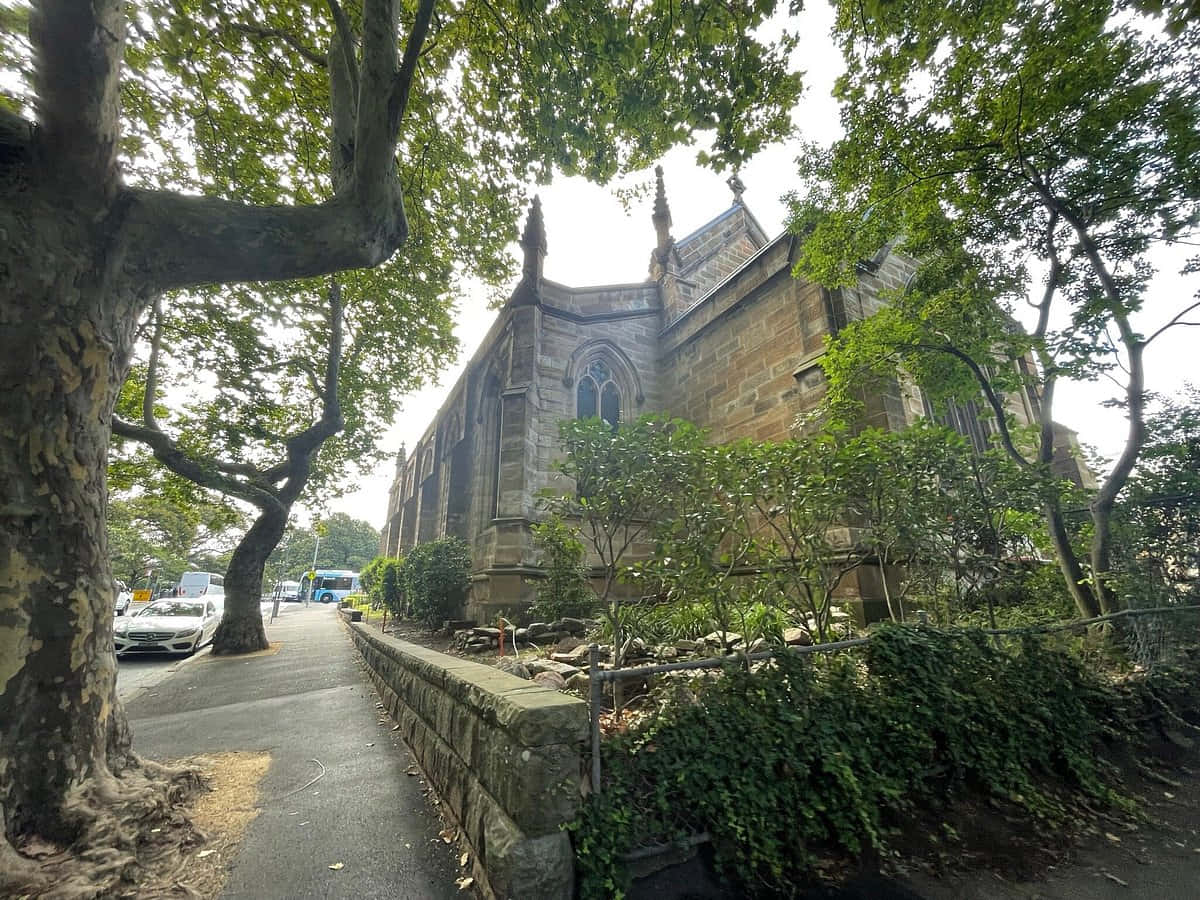 Historic Church The Rocks Sydney Wallpaper