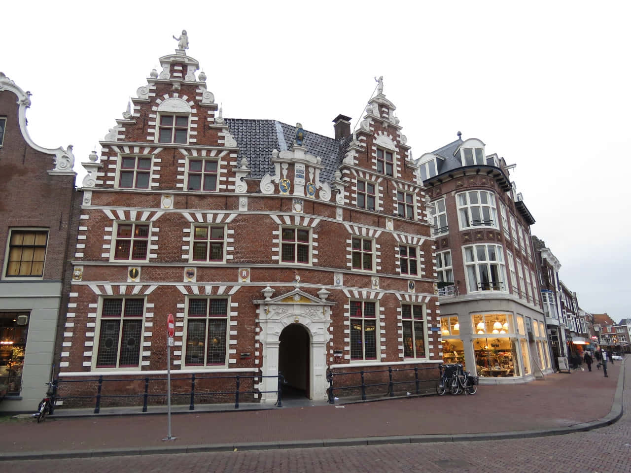 Historic Dutch Building Hoorn Netherlands Wallpaper