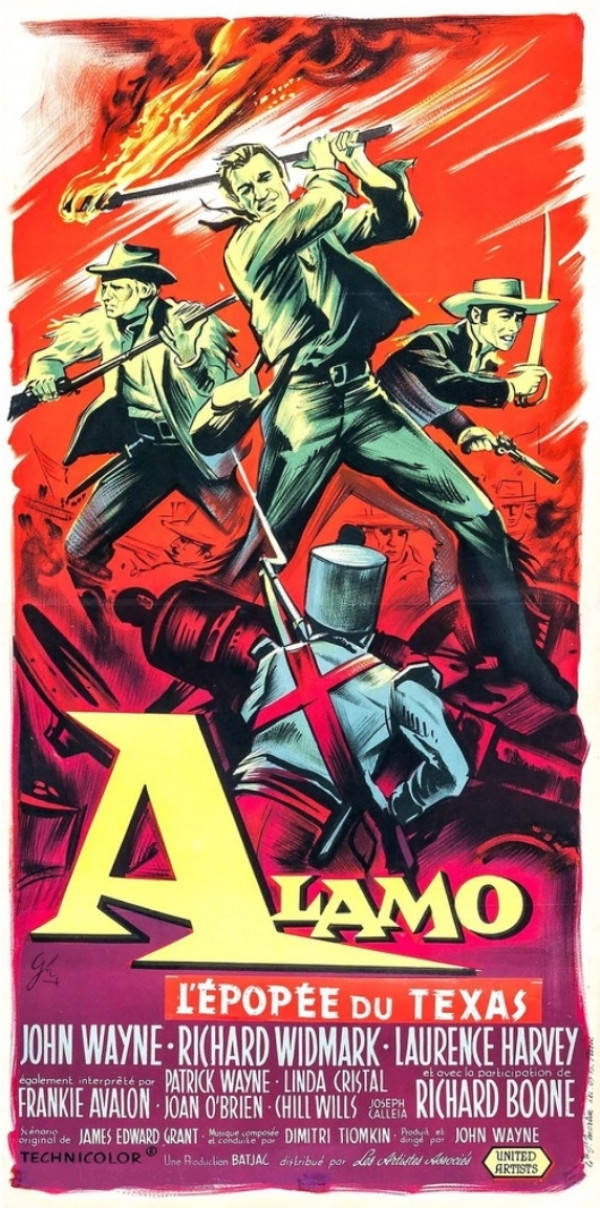 Historic Illustration Poster Of The Alamo, 1960 Wallpaper