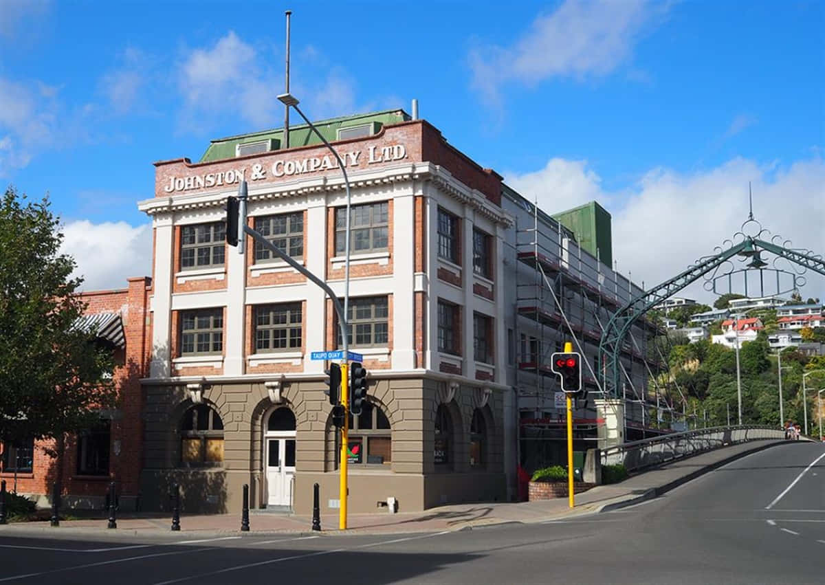 Historic Johnston Building Whanganui Wallpaper