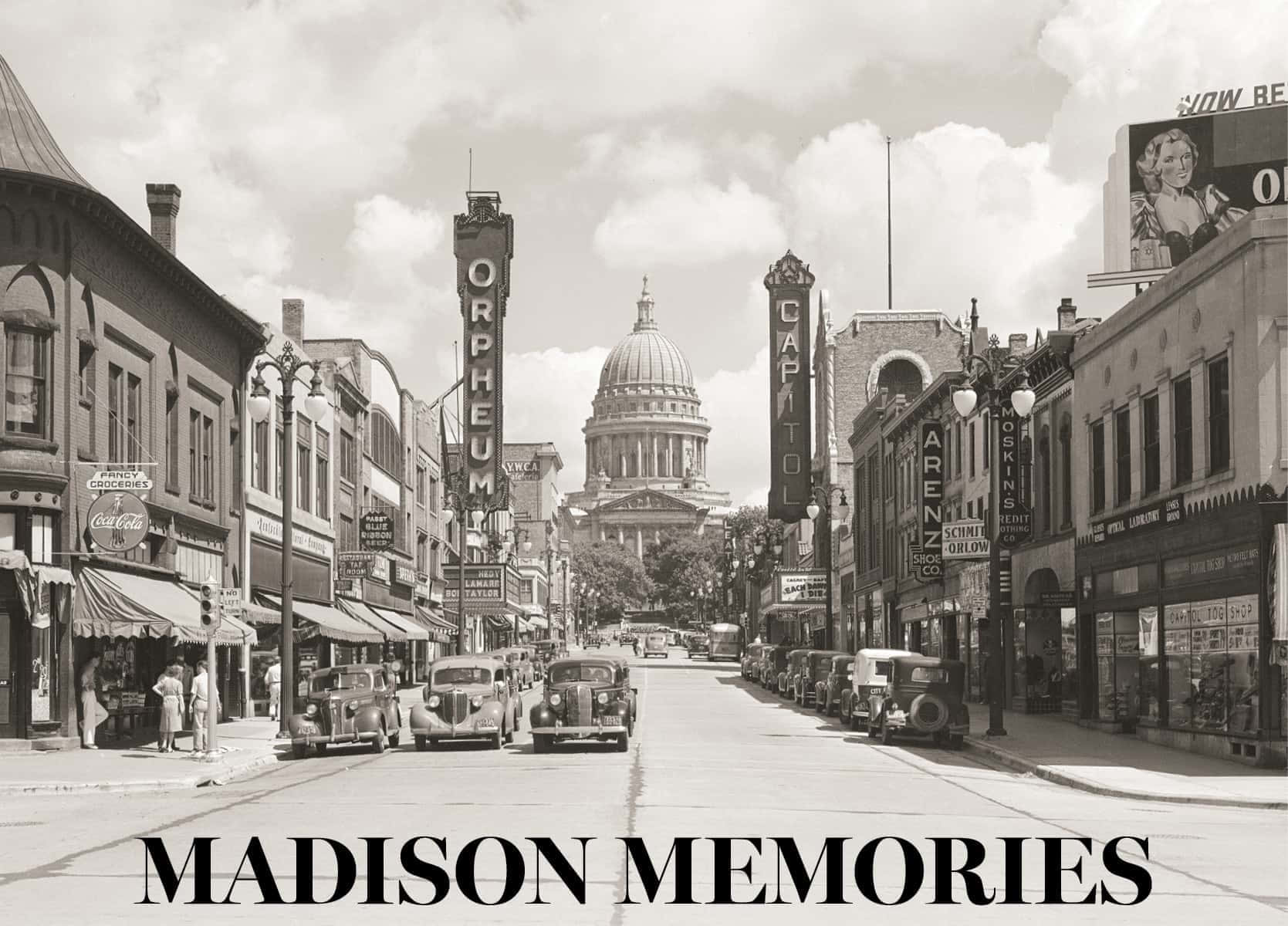 Historic Madison Wisconsin State Street Wallpaper