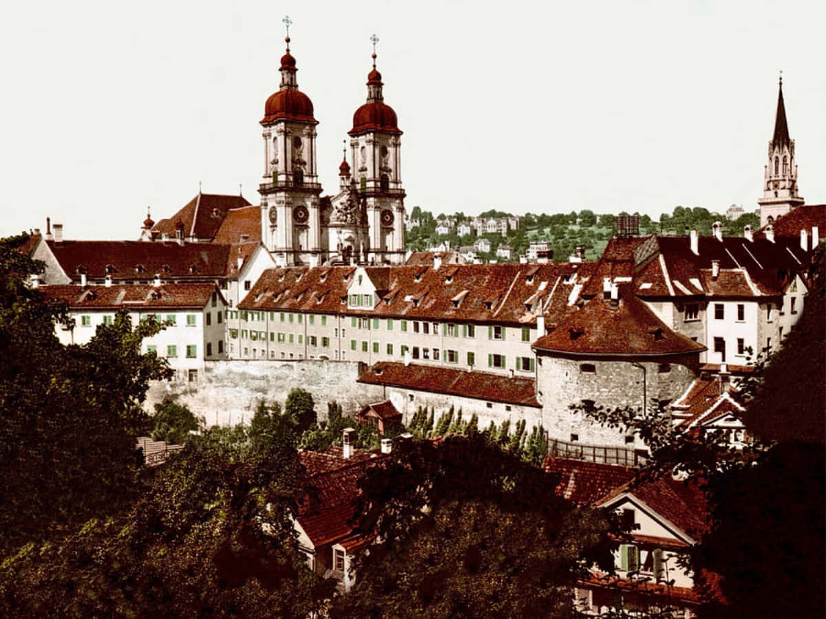 Historic_ St_ Gallen_ Abbey_ District Wallpaper