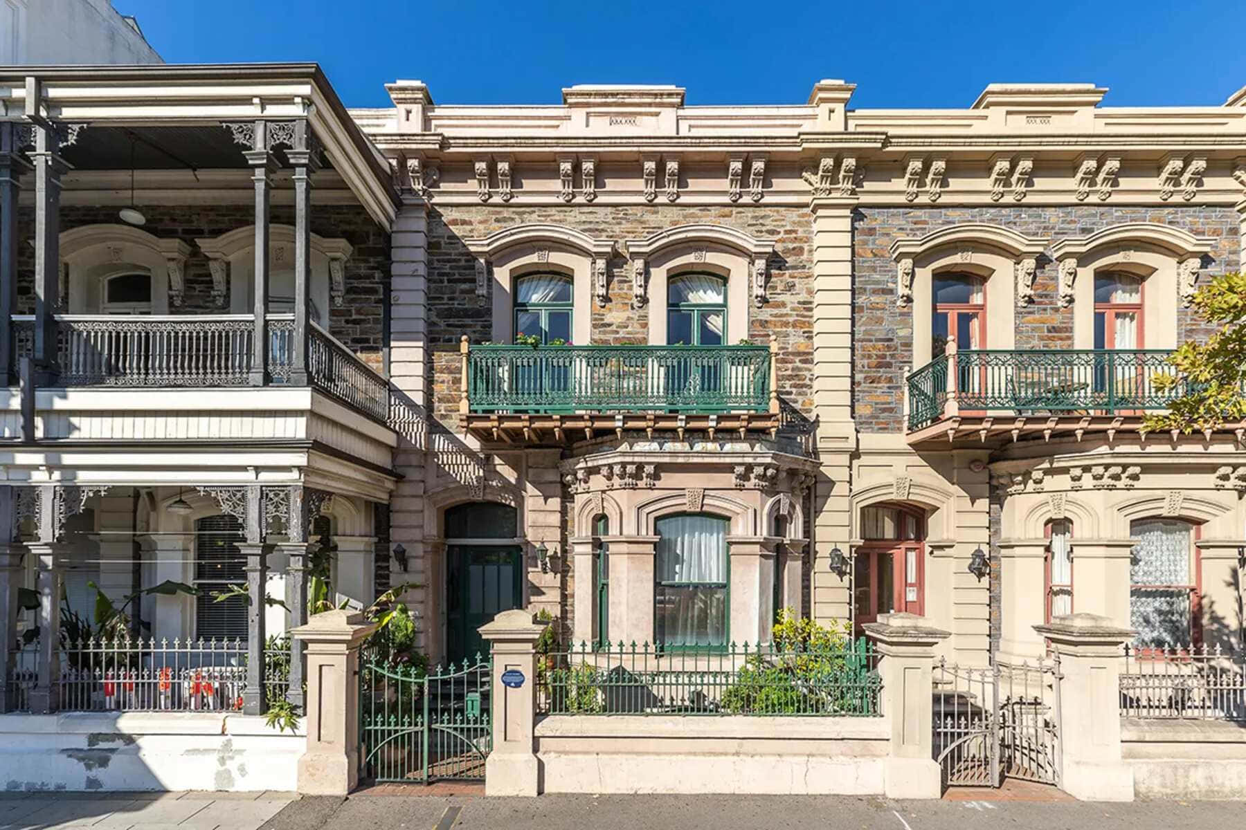 Historic Terrace Houses Adelaide Wallpaper