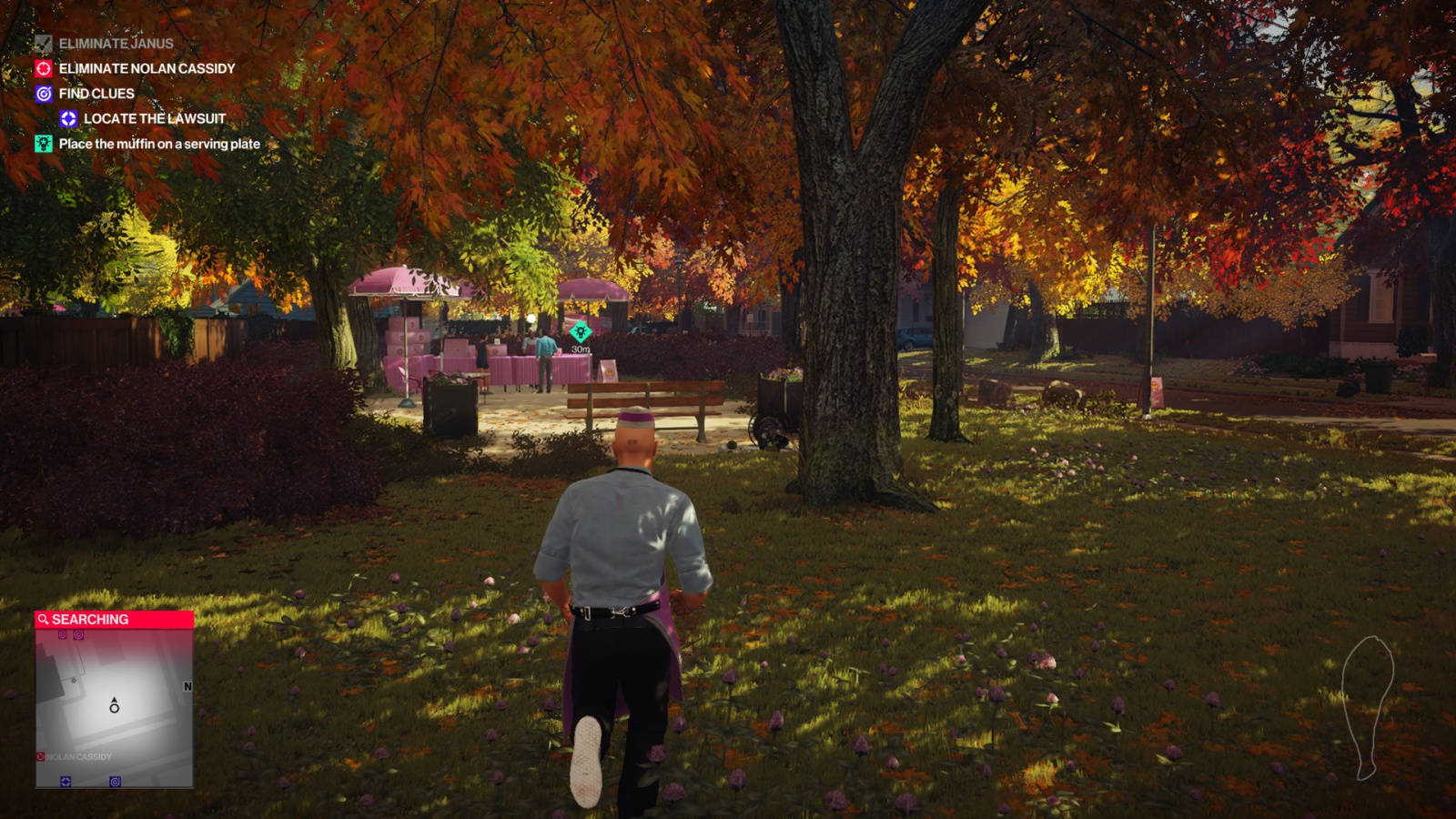 Hitman 2 Agent 47 In The Park Wallpaper