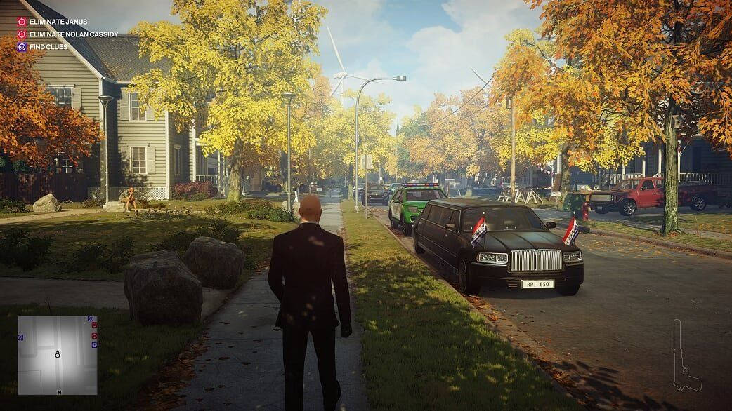 Hitman 2 Agent 47 In The Street Wallpaper