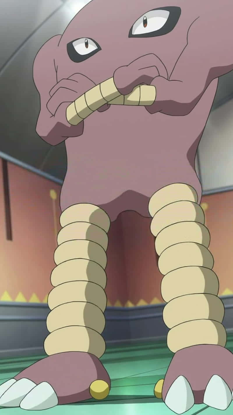 Hitmonlee With Long Legs Wallpaper