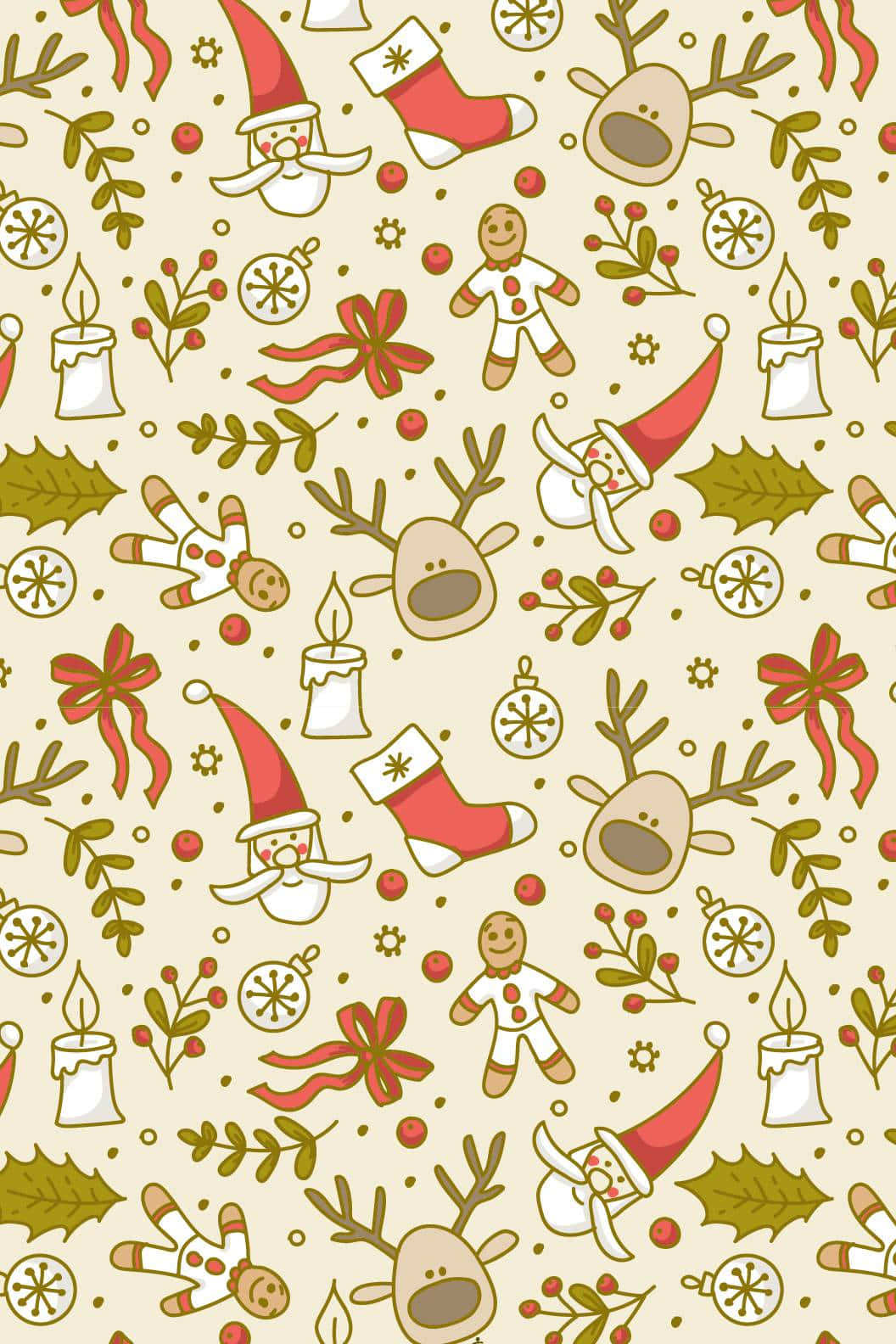 Ho Ho Ho! Spread The Love This Holiday Season With This Cute Christmas Phone! Wallpaper