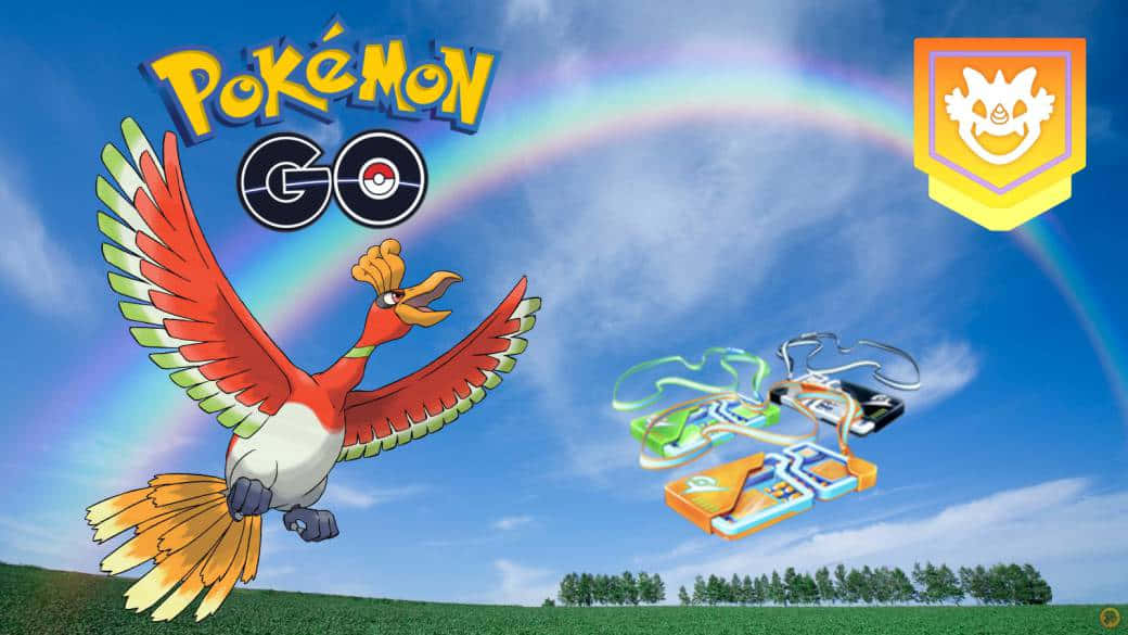 Ho-oh Pokémon Go Poster Wallpaper