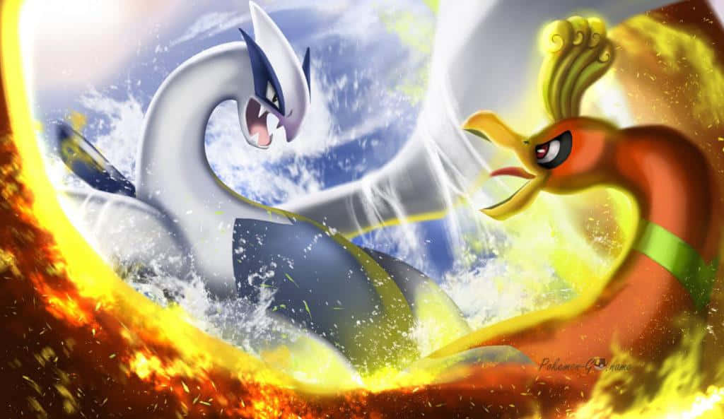 Ho-oh Versus Lugia Wallpaper