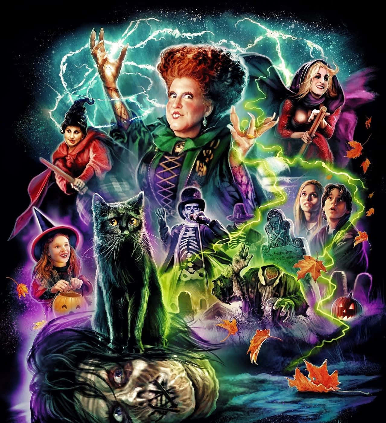 Hocus Pocus Cast Iphone Wallpaper