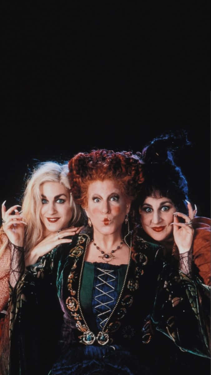 Hocus Pocus Witch Sisters Portrait Wallpaper