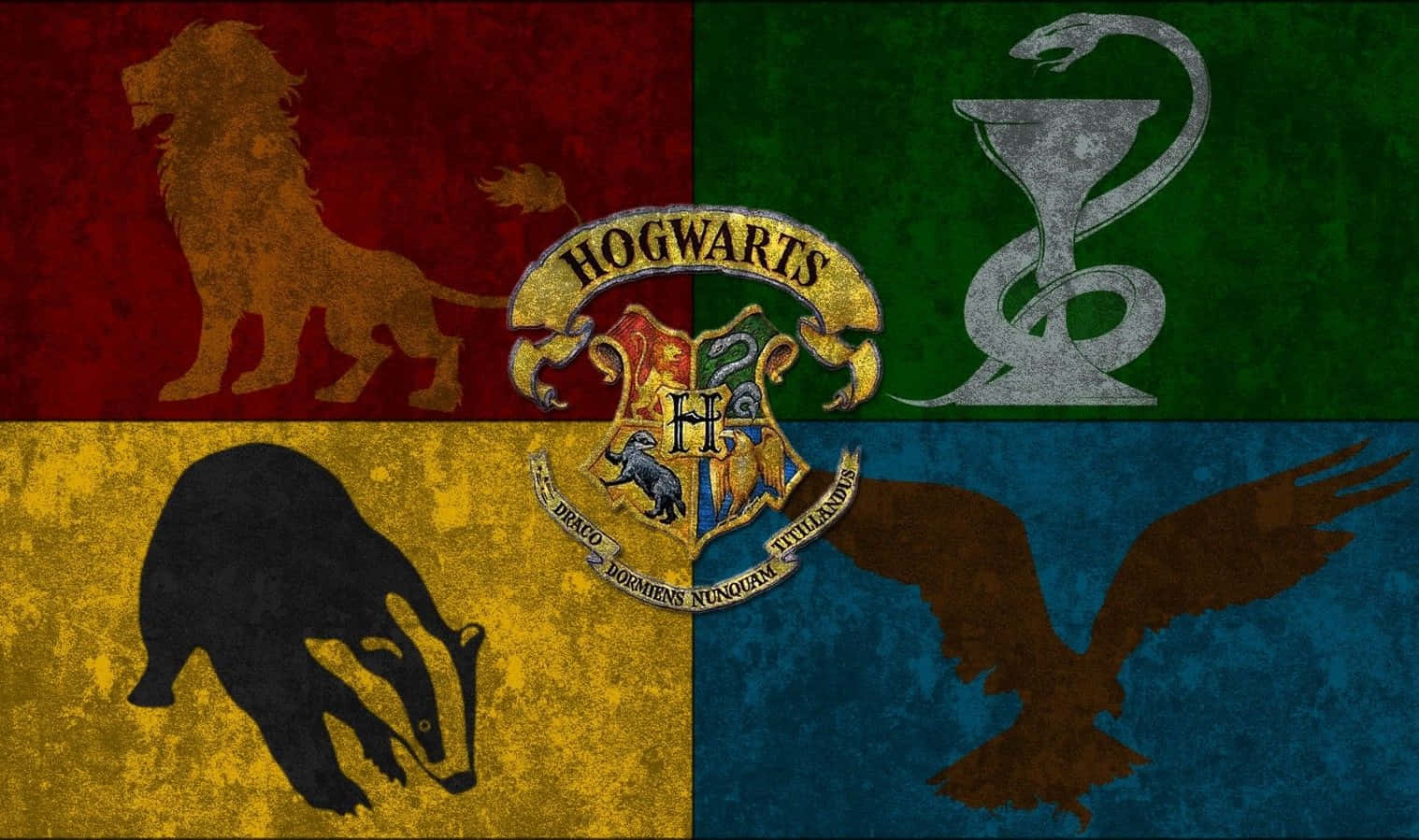 Hogwarts Crest - Symbols Of Magic And Prestige Wallpaper