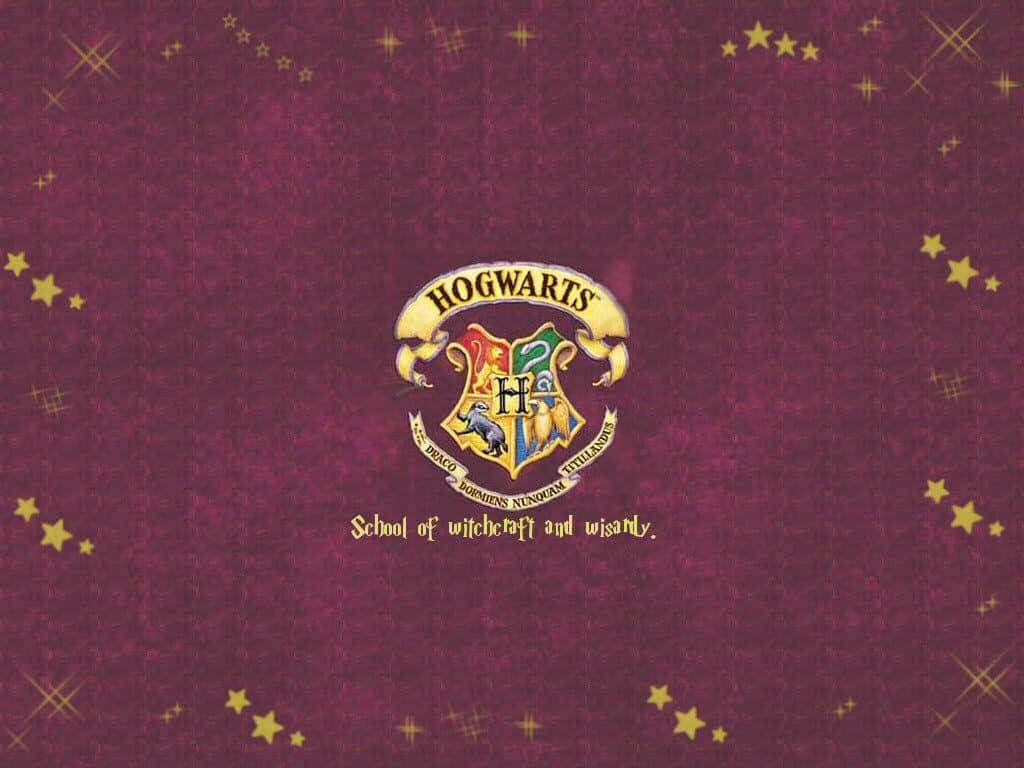 Hogwarts Crest - The Emblem Of Magic And Legacy Wallpaper