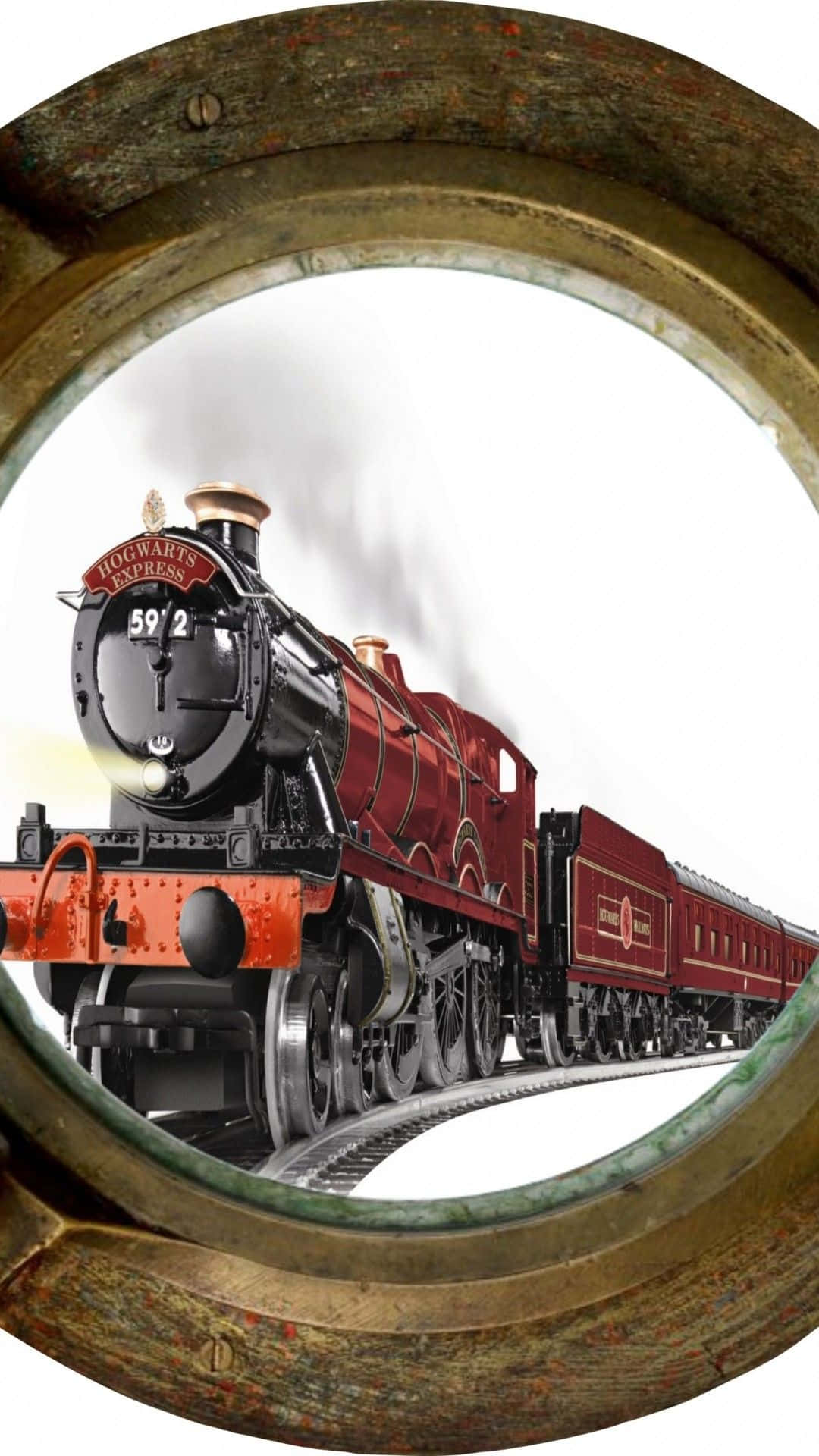 Hogwarts Express Steaming Through The Scenic Countryside Wallpaper