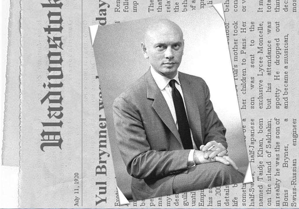 Hollywood Actor Yul Brynner In Vladivostok Times Wallpaper