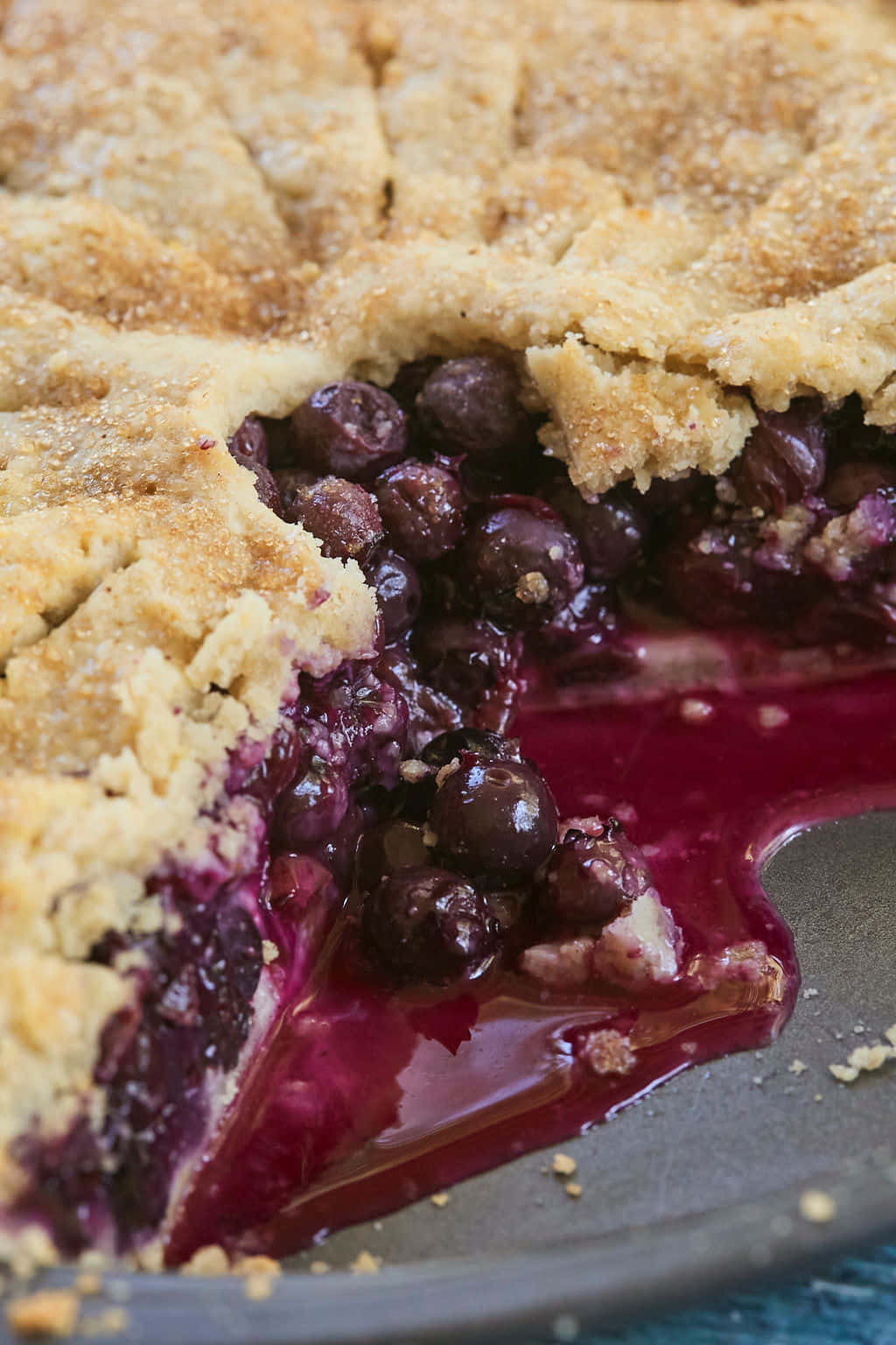 Home-made Blueberry Pie Wallpaper