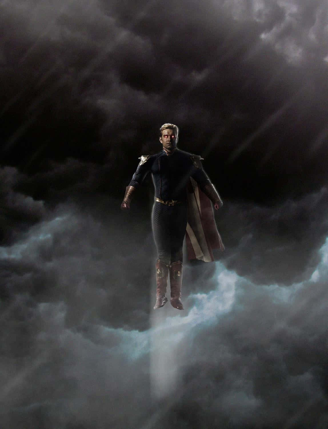 Homelander Above The Clouds Wallpaper