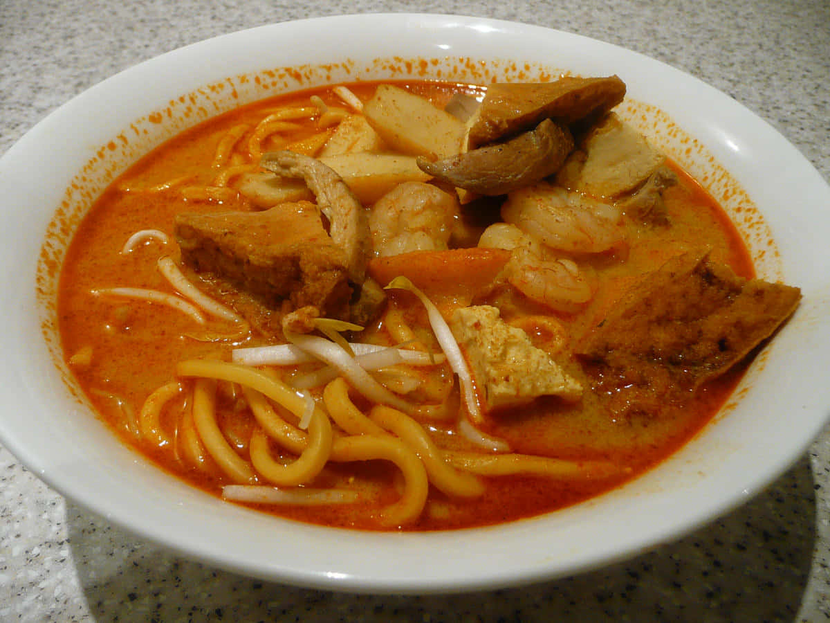 Homemade Curry Laksa Wallpaper