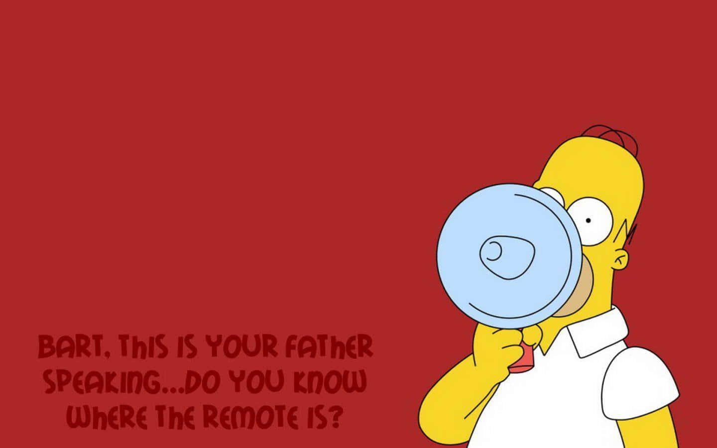 Homer Simpson Cracking Up Wallpaper