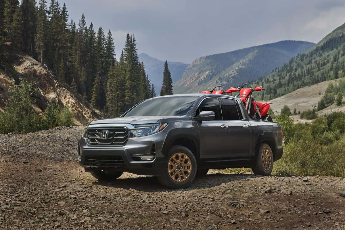 Honda Ridgeline In Its Natural Habitat Wallpaper