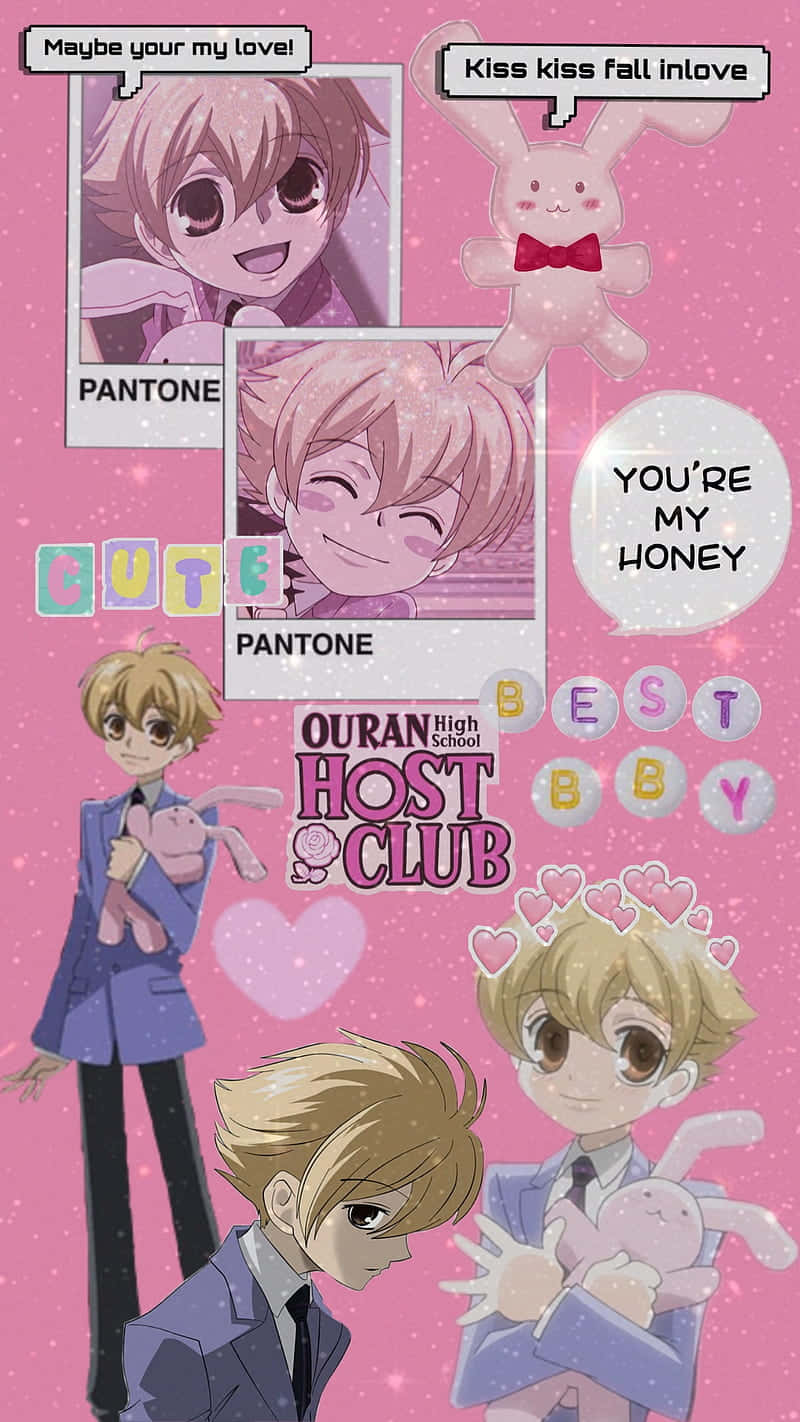 Honey Senpai Ouran Host Club Collage Wallpaper