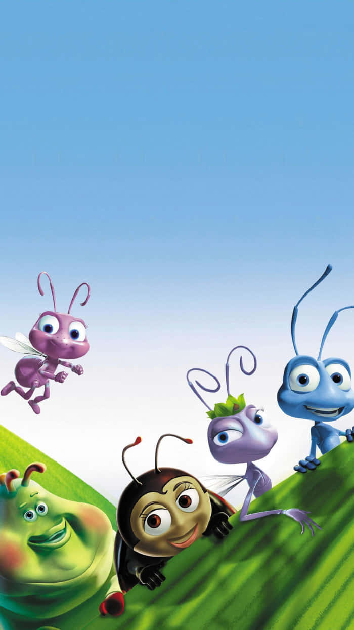 Hopeful Journey - Flik The Ant On His Adventurous Voyage Wallpaper