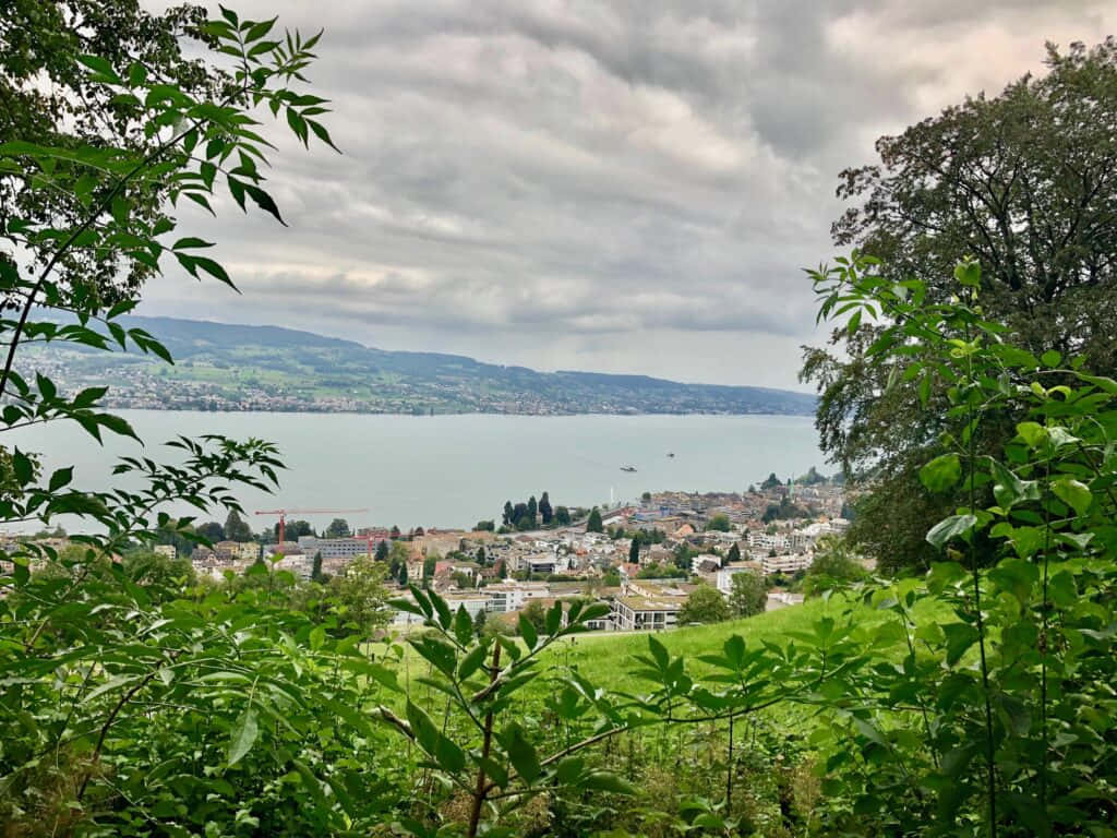 Horgen Lake Zurich View Wallpaper