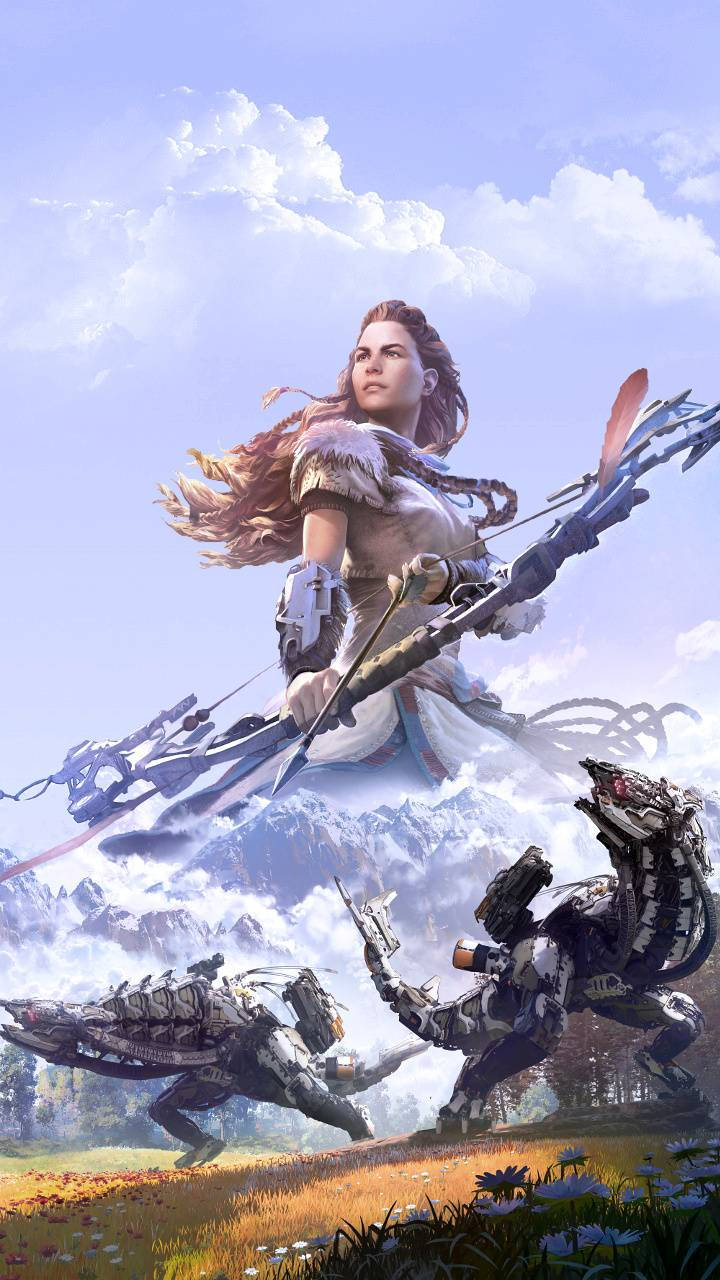 Horizon Zero Dawn Aloy With Bow Wallpaper