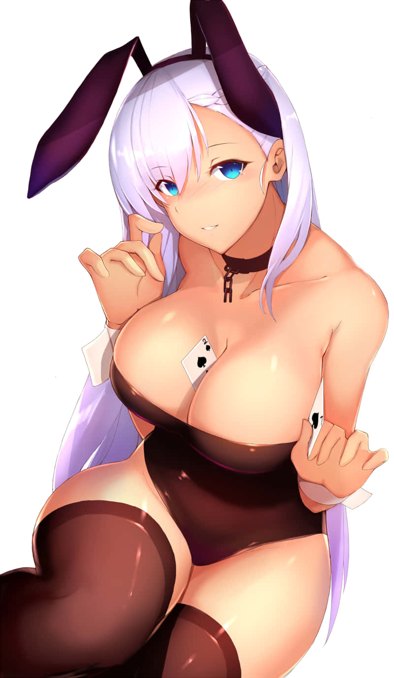 Hot Anime Bunny Girl Card Wallpaper