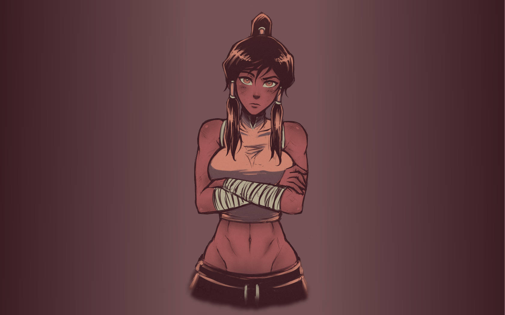 Hot Korra Art -the Legend Of Korra Wallpaper