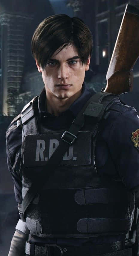 Hot Leon Resident Evil 2 Wallpaper