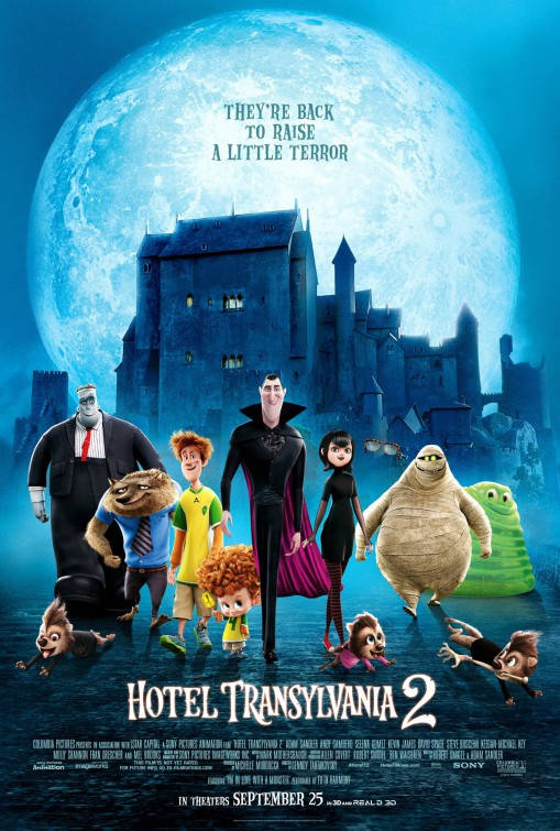 Hotel Transylvania 2 Poster Phone Wallpaper