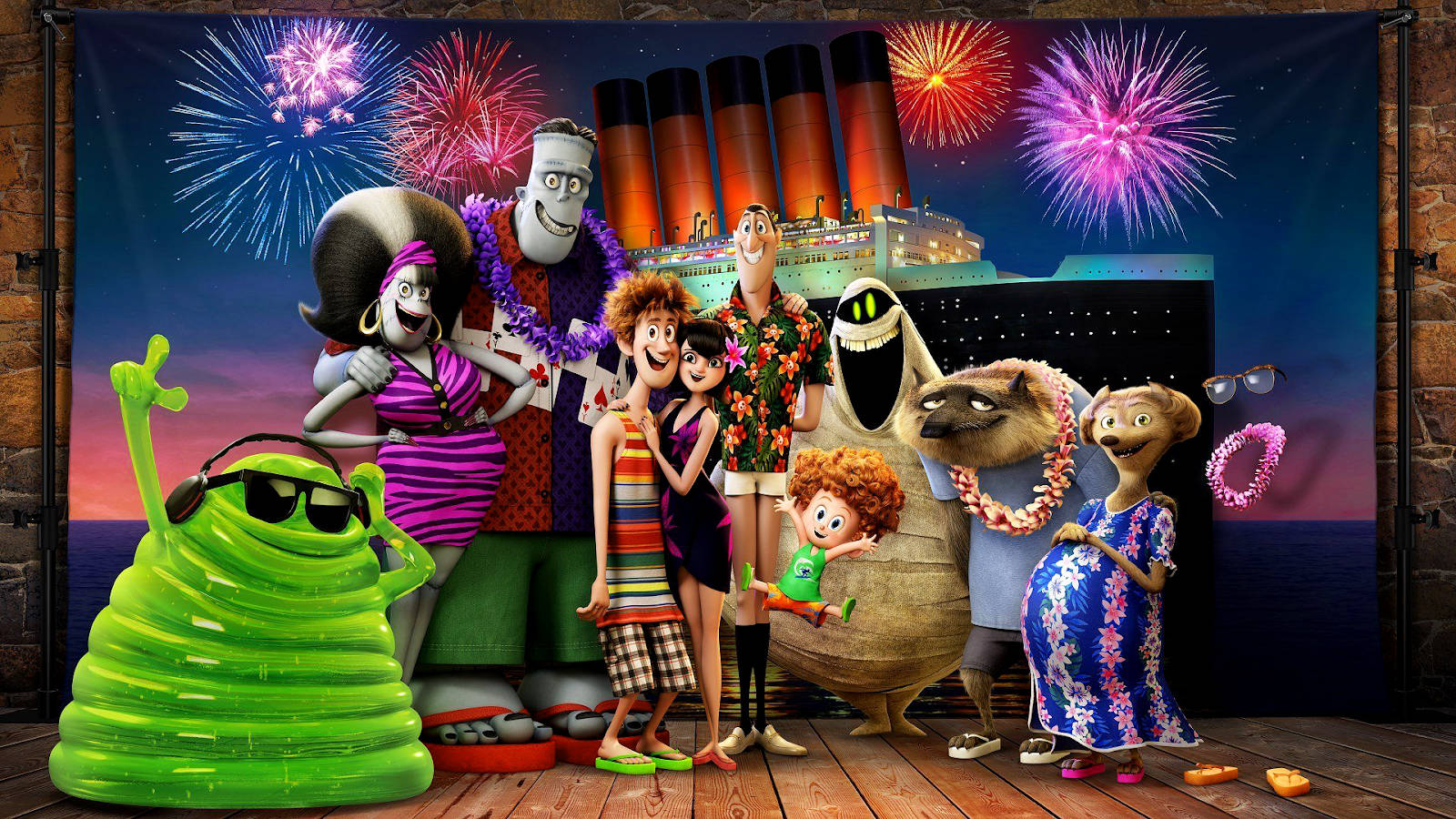 Hotel Transylvania Fireworks Display Wallpaper