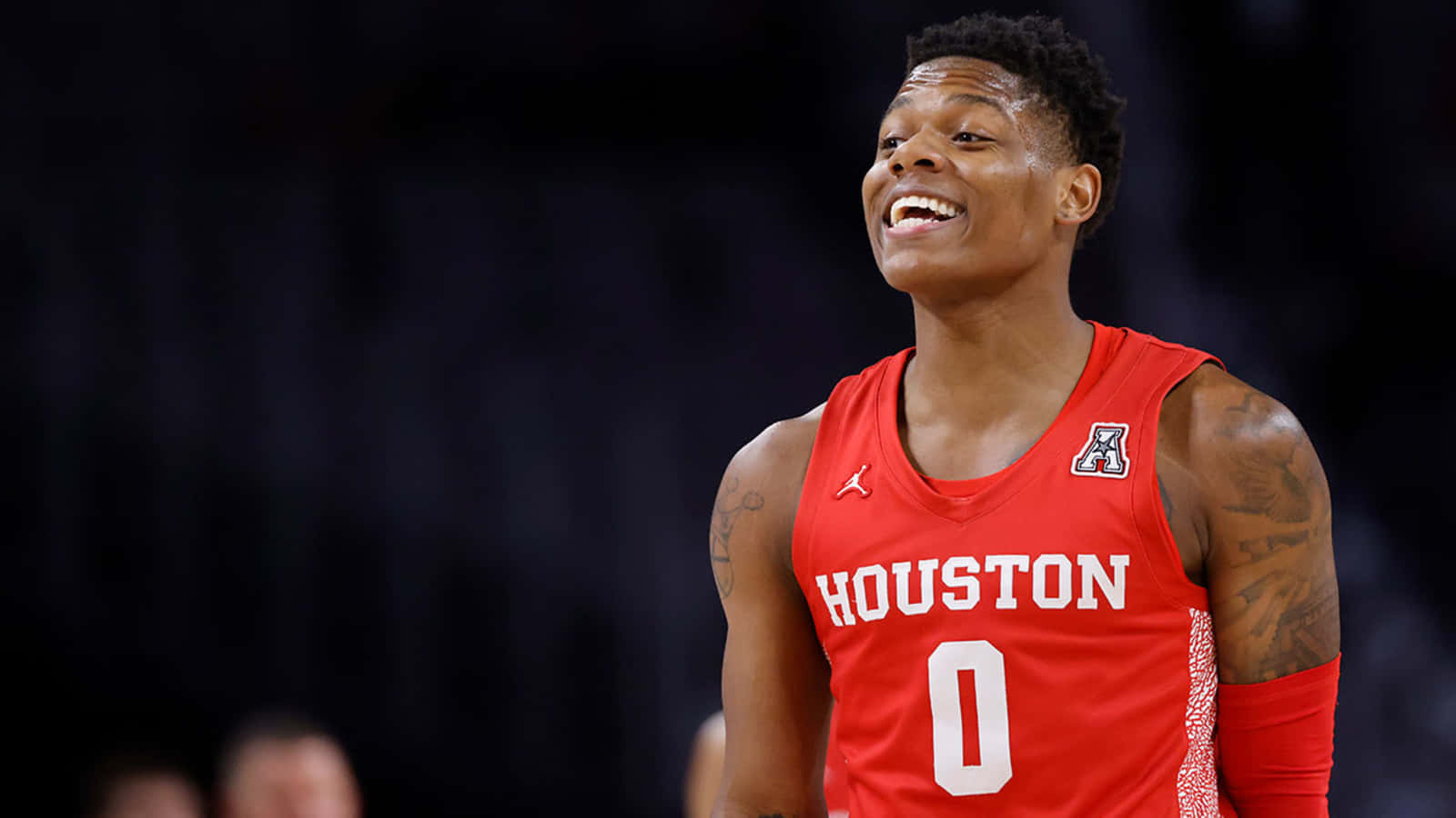 Houston Basketball Player Smiling Wallpaper