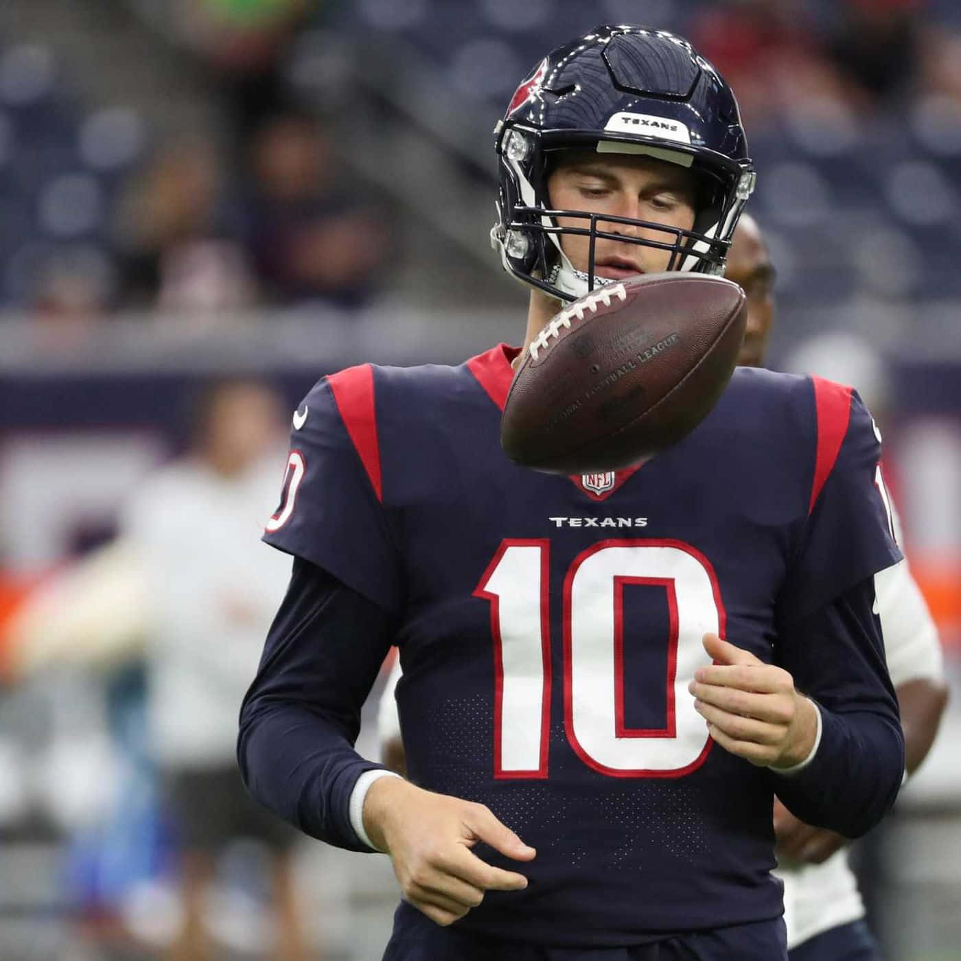 Houston Texans Quarterback10 Warmup Wallpaper