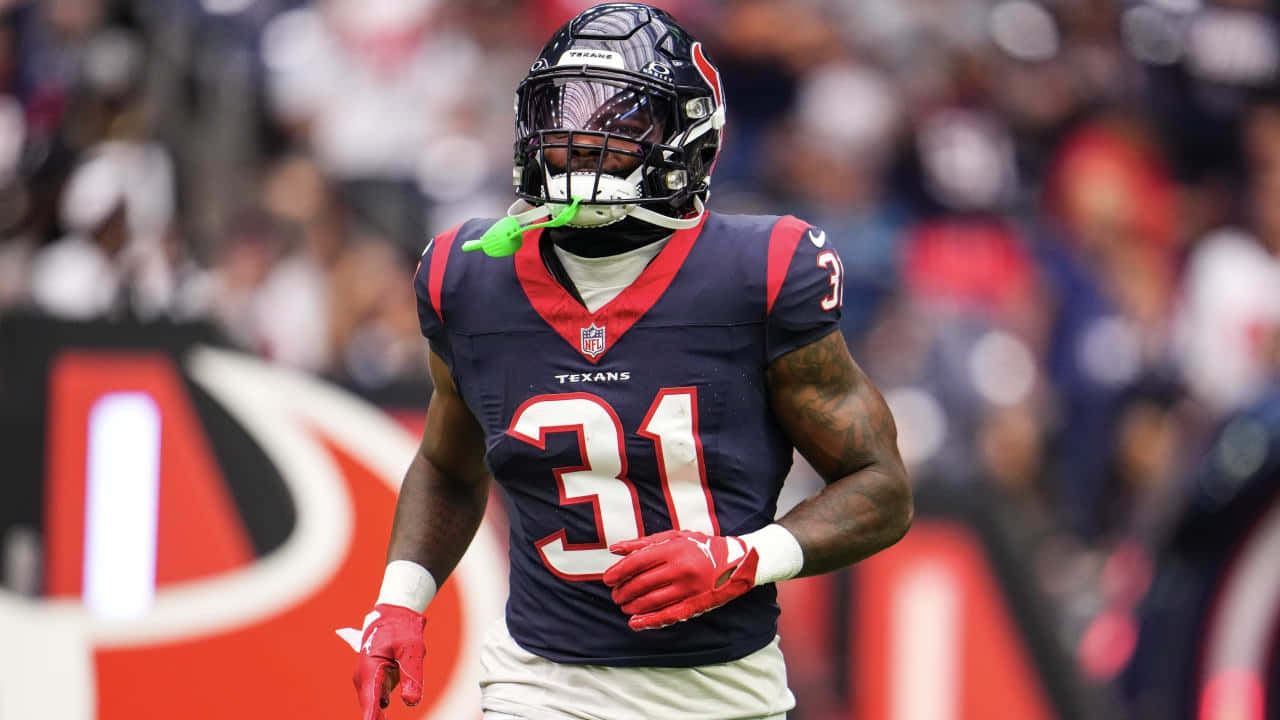 Houston Texans Running Back Action Wallpaper