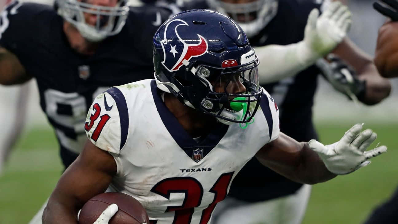 Houston Texans Running Back Action Wallpaper