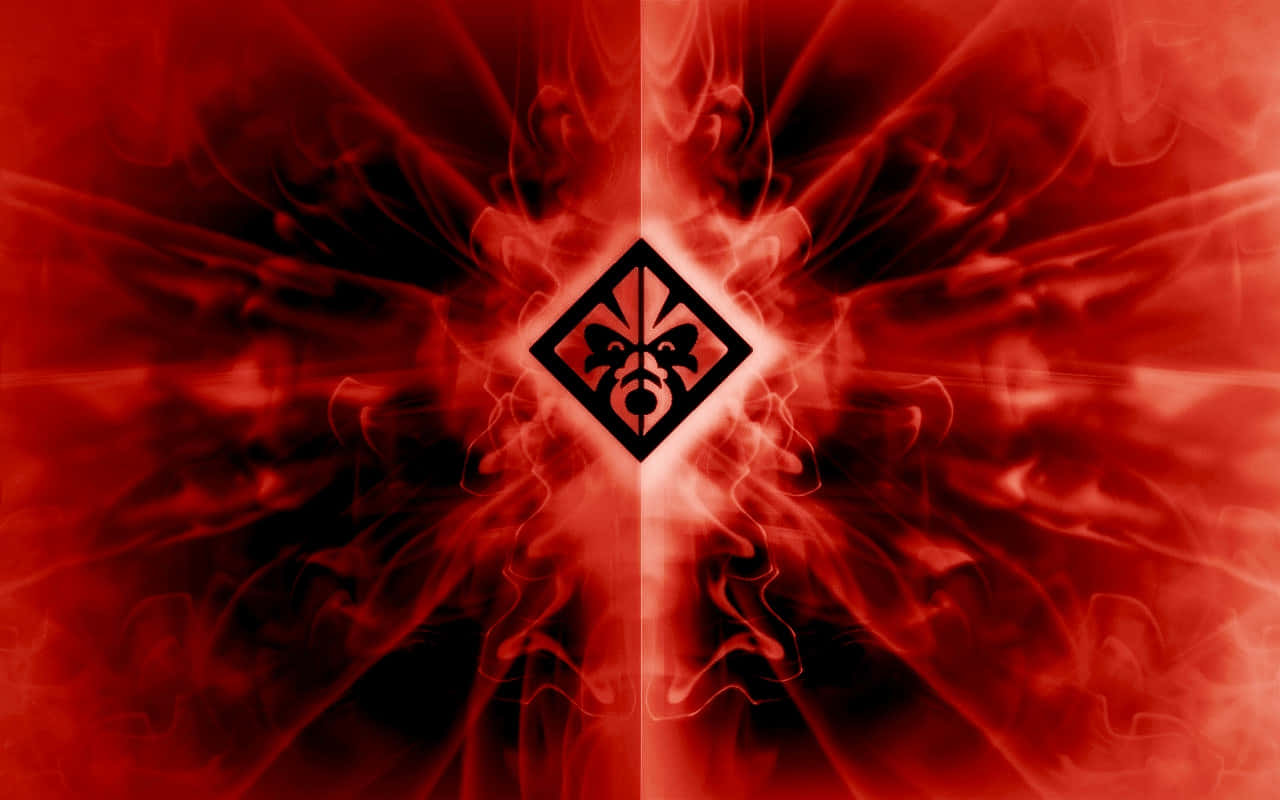 Hp Omen Red Abstract Design Wallpaper