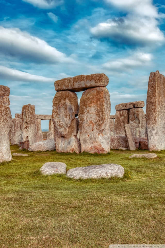 Huge Sandstone Slabs Of Stonehenge Wallpaper