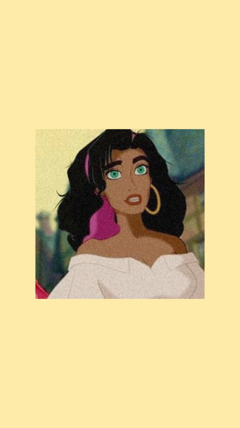 Hunchback Of Notre Dame Surprised Esmeralda Wallpaper