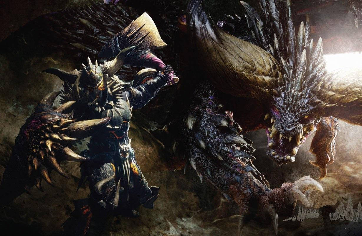 Hunt Nergigante In Monster Hunter World Wallpaper